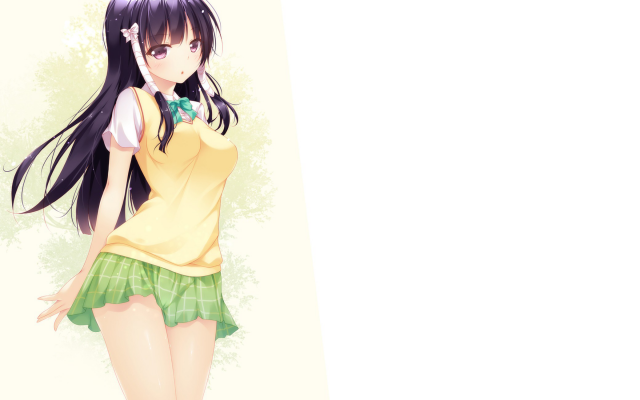 2080x1550 pix. Wallpaper anime girls, To Love-ru, school uniform, Murasame Oshizu