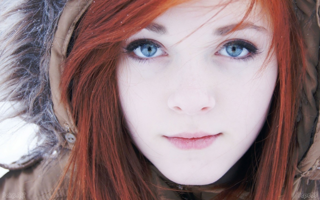 1920x1200 pix. Wallpaper Rose Leslie, girl, women, face, redhead, lips, eyes, blue eyes