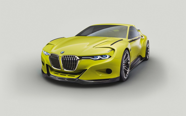 1920x1200 pix. Wallpaper BMW 30 CSL Hommage Concept, BMW, car, green cars