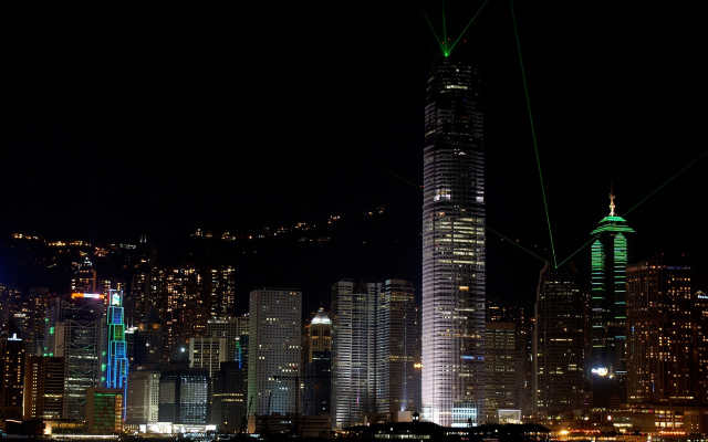 1920x1200 pix. Wallpaper hong kong, city, night, lights, skyscrapers