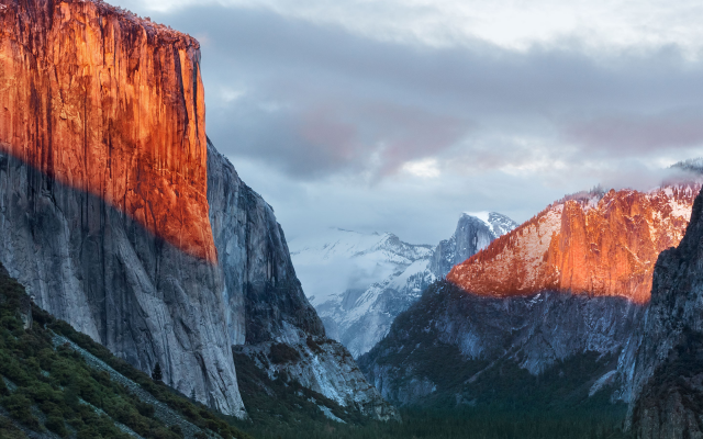 2880x1800 pix. Wallpaper El Capitan, Yosemite National Park, California, usa, mountains clouds