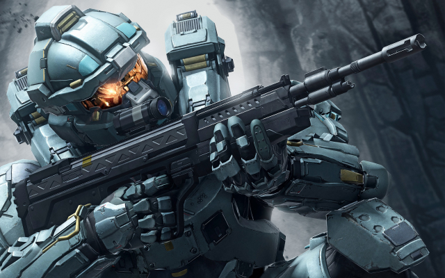 2560x1600 pix. Wallpaper Halo 5, video games, soldier, military, weapon