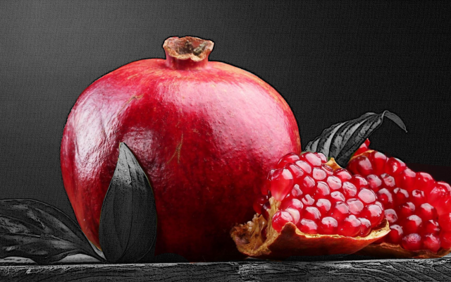 1920x1080 pix. Wallpaper pomegranate, fruits, food