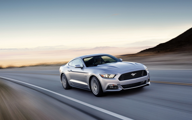 2560x1600 pix. Wallpaper Ford Mustang GT, car, road, sunset, motion blur, Ford Mustang, Ford