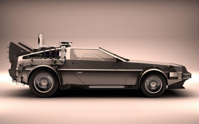 1920x1080 pix. Wallpaper DeLorean DMC-12, DeLorean, car, Back to the Future, movies