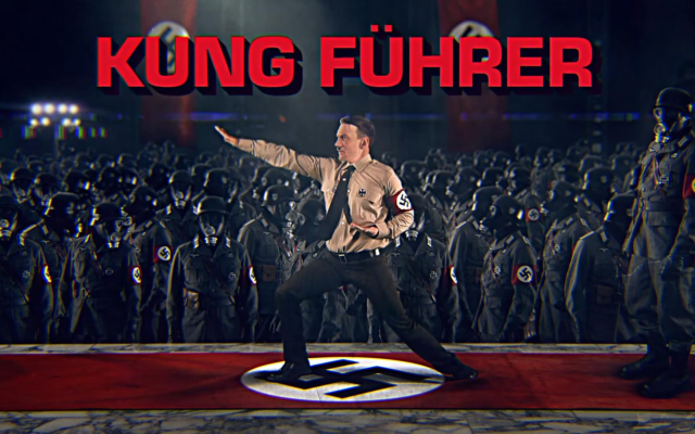 1920x1080 pix. Wallpaper Kung Fury, movies, Adolf Hitler
