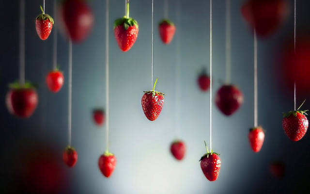 1920x1200 pix. Wallpaper strawberry, food, nature