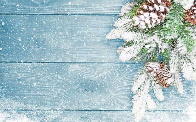 5616x3744 pix. Wallpaper winter, snow, christmas, decoration, pine, new year