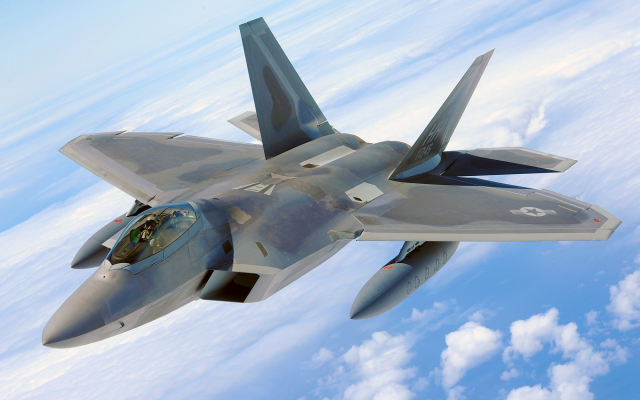 2000x1250 pix. Wallpaper f-22, raptor, military aircraft, us air force