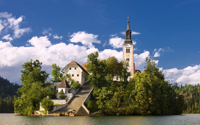 2048x1357 pix. Wallpaper assumption of mary pilgrimage church, bled, slovenia, lake bled, nature