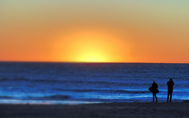 5152x3864 pix. Wallpaper san francisco, ocean, beach, sunset, silhouette