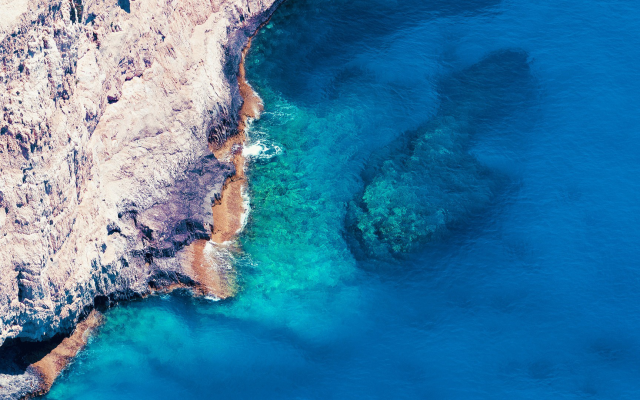 1920x1080 pix. Wallpaper cliff, sea, nature, blue sea