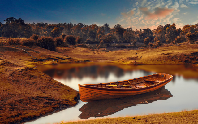 2048x1356 pix. Wallpaper boat, nature, lake, river, landscape, india