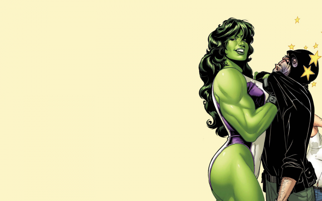 1920x1080 pix. Wallpaper she-hulk, marvel comics, illustration, superhero, art