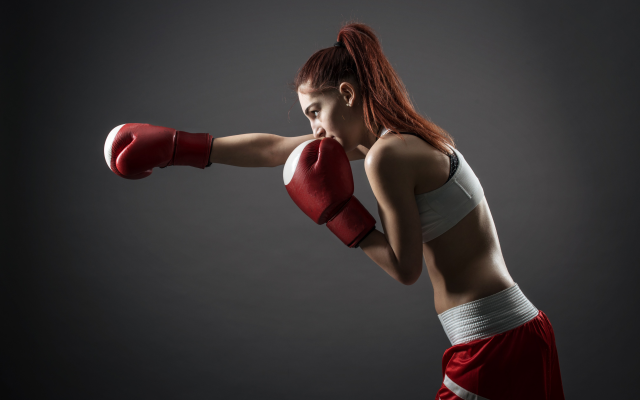 4031x2691 pix. Wallpaper boxing, women, boxing gloves, redhead, sport, box