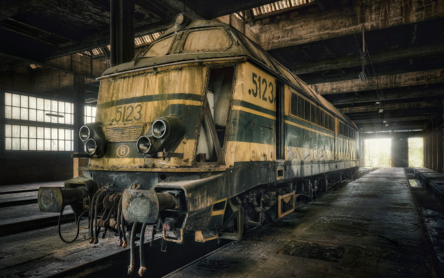 1920x1200 pix. Wallpaper sncb 5123, cockerill, class 51, sncb, diesel, train, belgium