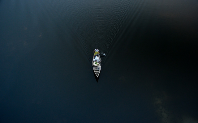 2048x1356 pix. Wallpaper boat, water, river