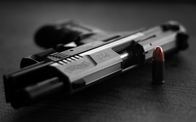 1920x1200 pix. Wallpaper walter p22, gun, pistol, bullet