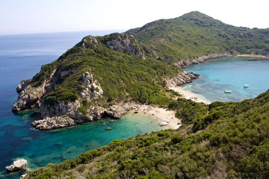 4200x2800 pix. Wallpaper paradise beach, corfu, two beaches, greece, island, beach, nature, sea