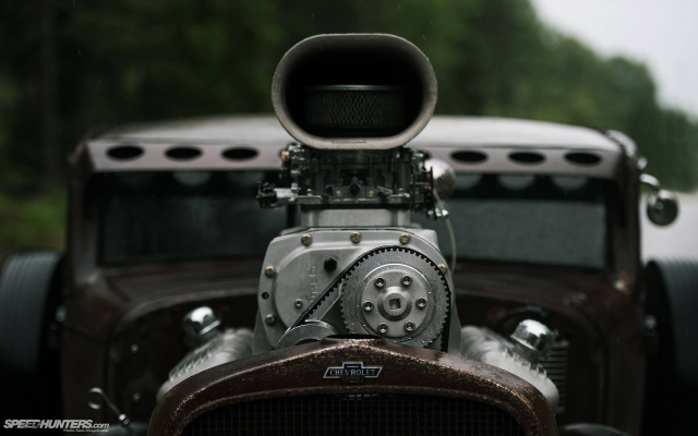 1920x1200 pix. Wallpaper Chevrolet, car, old cars, car engine