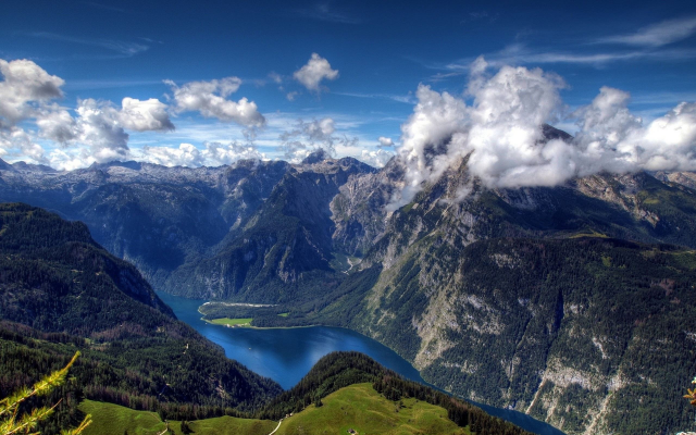 2560x1600 pix. Wallpaper konigssee, lake, berchtesgaden national park, bavaria, germany, nature, mountains, 