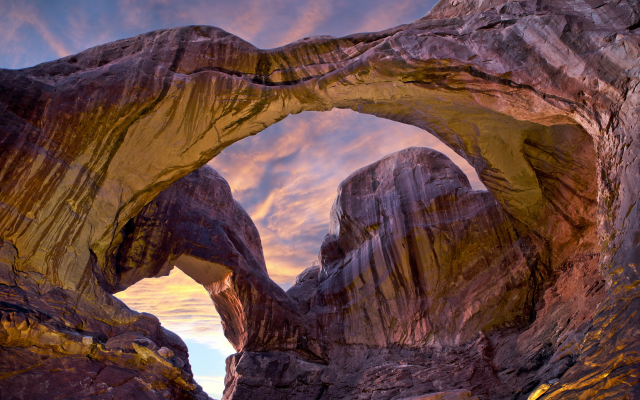 2560x1600 pix. Wallpaper arches national park, double arch, nature, utah, usa