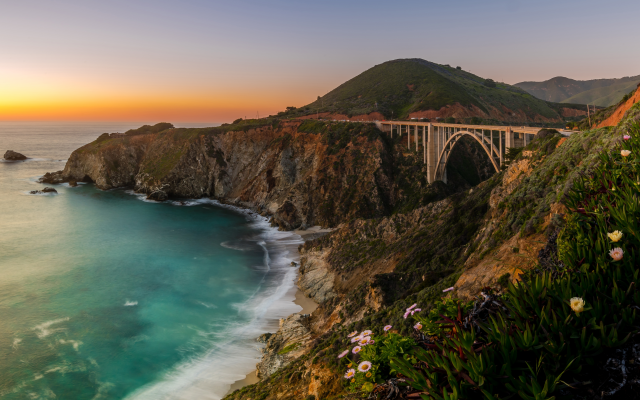 10000x5360 pix. Wallpaper bixby bridge, big sur, pacific ocean, coast, bridge, ocean, usa, california, nature