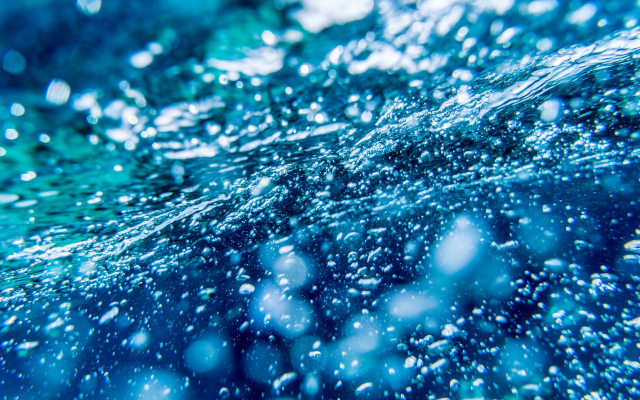 1920x1280 pix. Wallpaper underwater, bubble, blue water, nature