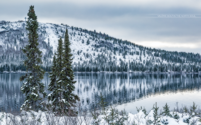 5631x3167 pix. Wallpaper mountain, winter, snow, lake, tree, nature