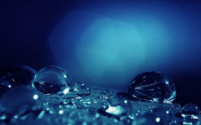 1920x1188 pix. Wallpaper water drops, light, close-up, blue rain, macro
