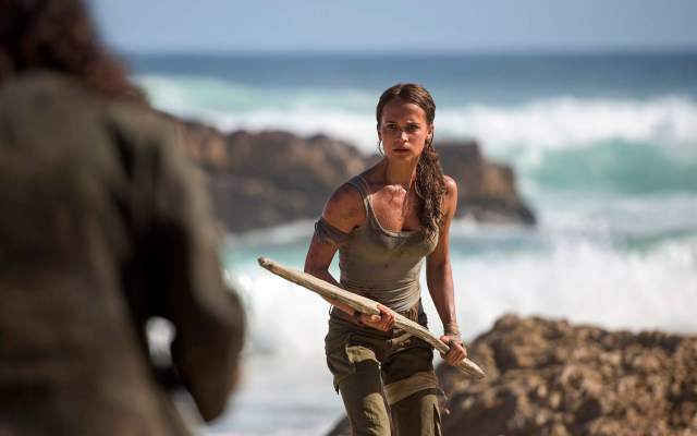 2100x1562 pix. Wallpaper Tomb Raider, movies, alicia vikander, lara croft, sea