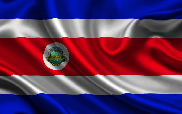 1920x1080 pix. Wallpaper flag, costa rica, flag of costa rica