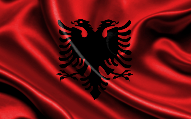 1920x1080 pix. Wallpaper flag, albania, albanian flag