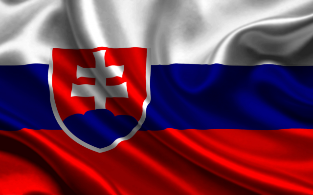 1920x1080 pix. Wallpaper slovakian flag, flag, slovakia