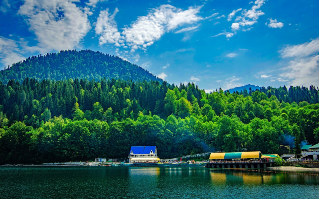 2201x1320 pix. Wallpaper mountains, lake, beautiful, nature, russia