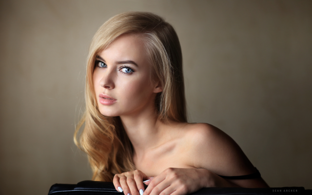 1900x1204 pix. Wallpaper victoria pichkurova, blonde, portrait, blue eyes, models, face