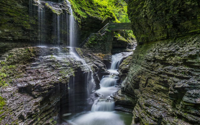 4500x2530 pix. Wallpaper watkins glen state park, schuyler county, new york, rock, stone, waterfall, nature
