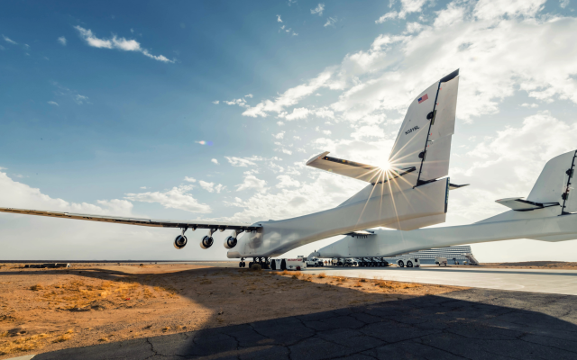 6750x4000 pix. Wallpaper airplane, aviation, aicraft, clouds, stratolaunch systems