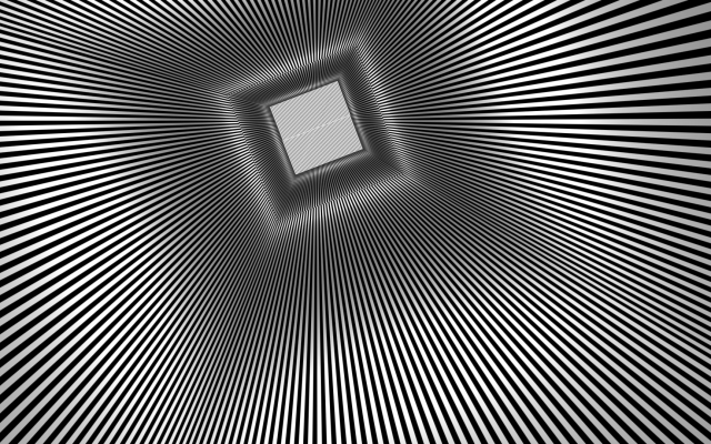 1920x1080 pix. Wallpaper 3d, tunnel, graphics, abstract art, black and white