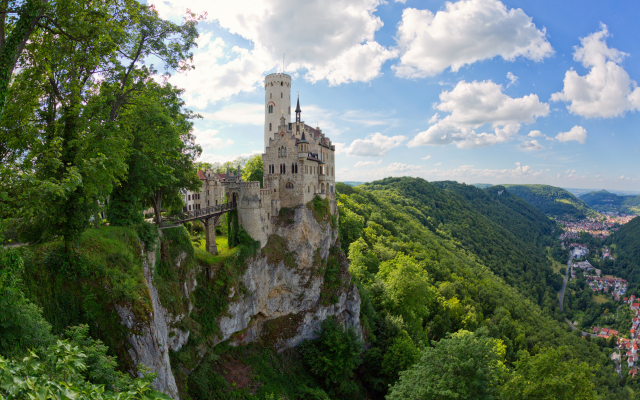 3000x2000 pix. Wallpaper wurttemberg, germany, castle, lichtenstein castle, cliff, cliff, castle