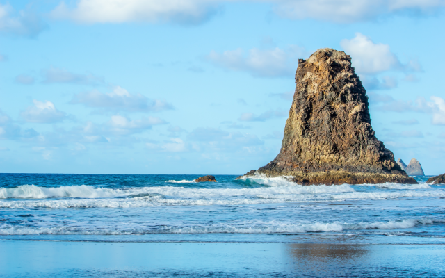 6016x4000 pix. Wallpaper atlantic ocean, rock, beach, surf, sea, ocean, nature