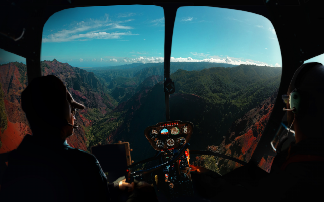 6941x4306 pix. Wallpaper helicopter, mountains