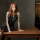Emma Stone, redhead, women, black dresses, model wallpaper