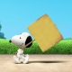 Snoopy, Peanuts, dog, cartoon, grass, sign wallpaper