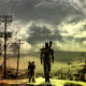 Fallout, Fallout 4, Fallout 3, dog, apocalyptic, art, moon, video games wallpaper