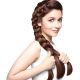 Alia Bhatt, women, actress, brunette, long hair, portrait, braids, smiling wallpaper