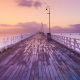 pier, dock, australia, sunset, nature, ocean wallpaper