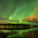 northern lights, lulea, sweden, lake, aurora, nature, clouds, night,  wallpaper