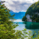 konigssee lake, bavarian alps, bavaria, germany, lake, forest, nature wallpaper