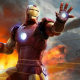 iron man, marvel comics, helicopter, fire wallpaper